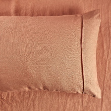 Cuffed & Piped Linen Sheet Set